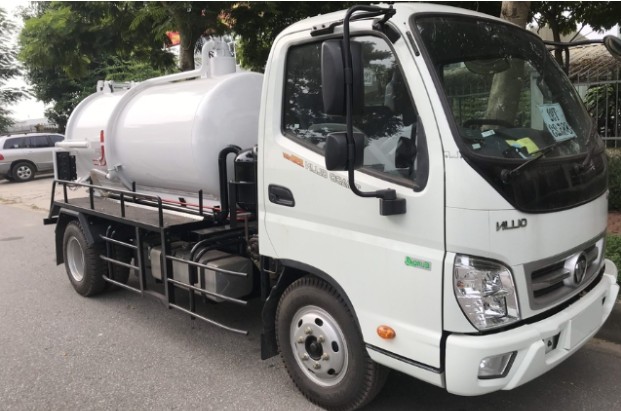xe bồn hút hầm cầu bao nhiêu khối